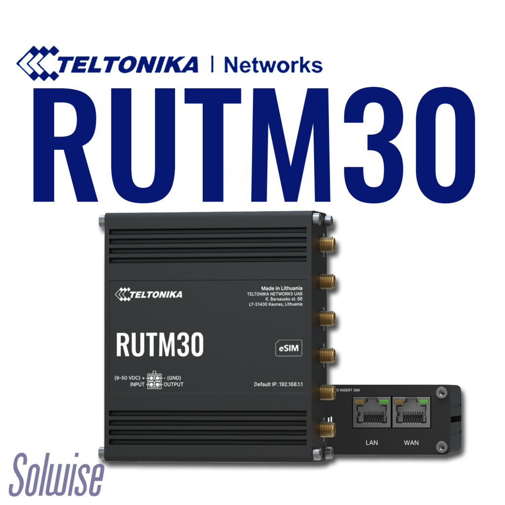 Teltonika RUTM30 Compact 5G Router – Dual SIM & eSIM