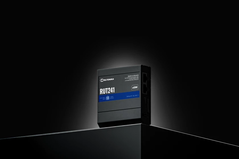 Teltonika RUT241 Industrial 4G Router – micro‑SIM & eSIM